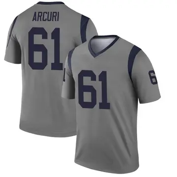 AJ Arcuri Men's Nike Los Angeles Rams Bone Custom Game Jersey - Yahoo  Shopping