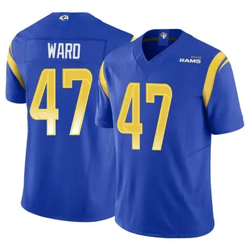 Men's Nike Alex Ward Royal Los Angeles Rams Home Game Jersey Size: 4XL