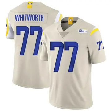 Los Angeles Rams #77 Andrew Whitworth Nike Color Rush Gold Jersey - Dingeas