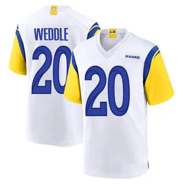 Los Angeles Rams Eric Weddle Gold Color Rush Legend Jersey - Bluefink