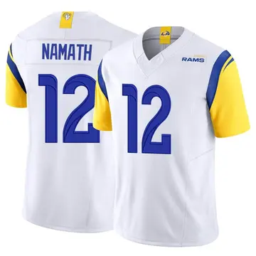 Nike Joe Namath Los Angeles Rams Elite White Vapor Untouchable