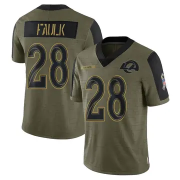 NFL Puma Marshall Faulk Rams Jersey – Santiagosports