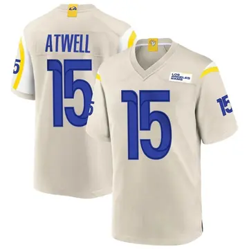 Men's Los Angeles Rams Tutu Atwell Nike Royal Home Game Jersey